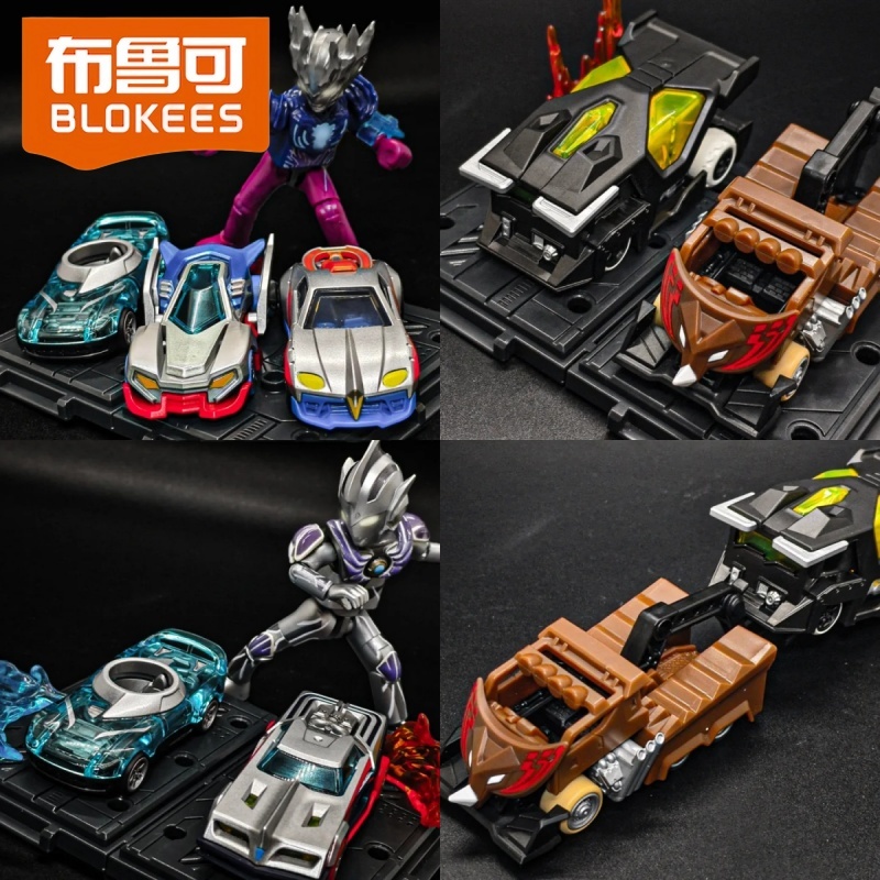 Model Kit Ultraman Zero - Blokees Ultraman Transformowalne Klocki Konstrukcyjne Mystery