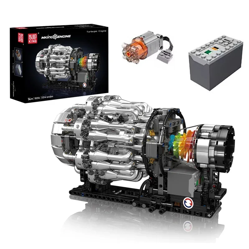 Model Kit Engine - Mould King 10216 Model silnika turbojetowego