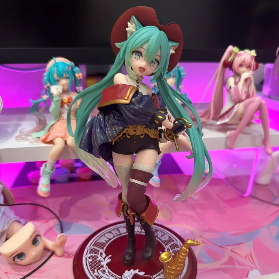 Model Kit Anime Girl - Figurka Hatsune Miku na biurko, urocza