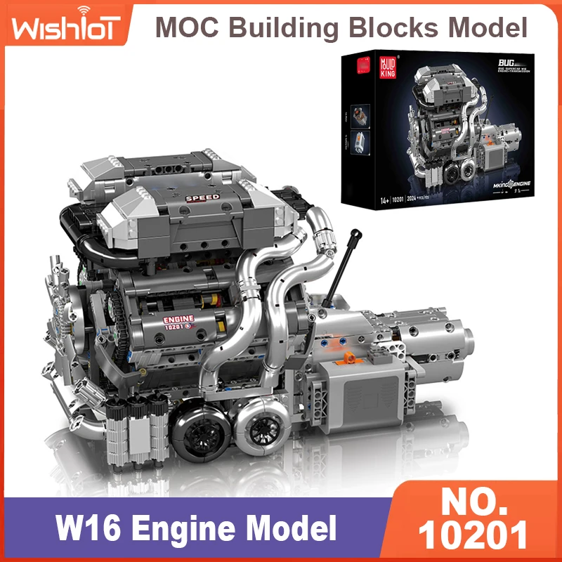 Model Kit Engine - Mould King 10201 Zestaw Silnika Super