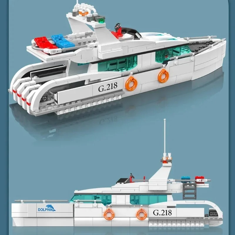 Mould King 857 elementów 10218 – Model Kit Yacht recenzja i cena