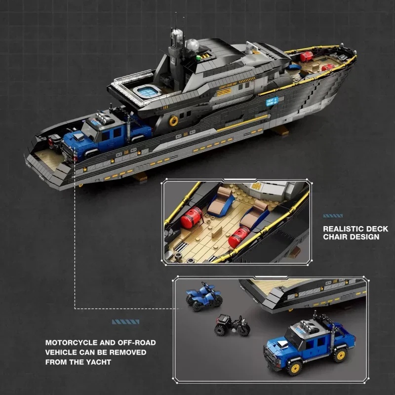 Reobrix 66103 Gigantyczna Luks – Model Kit Yacht recenzja i cena